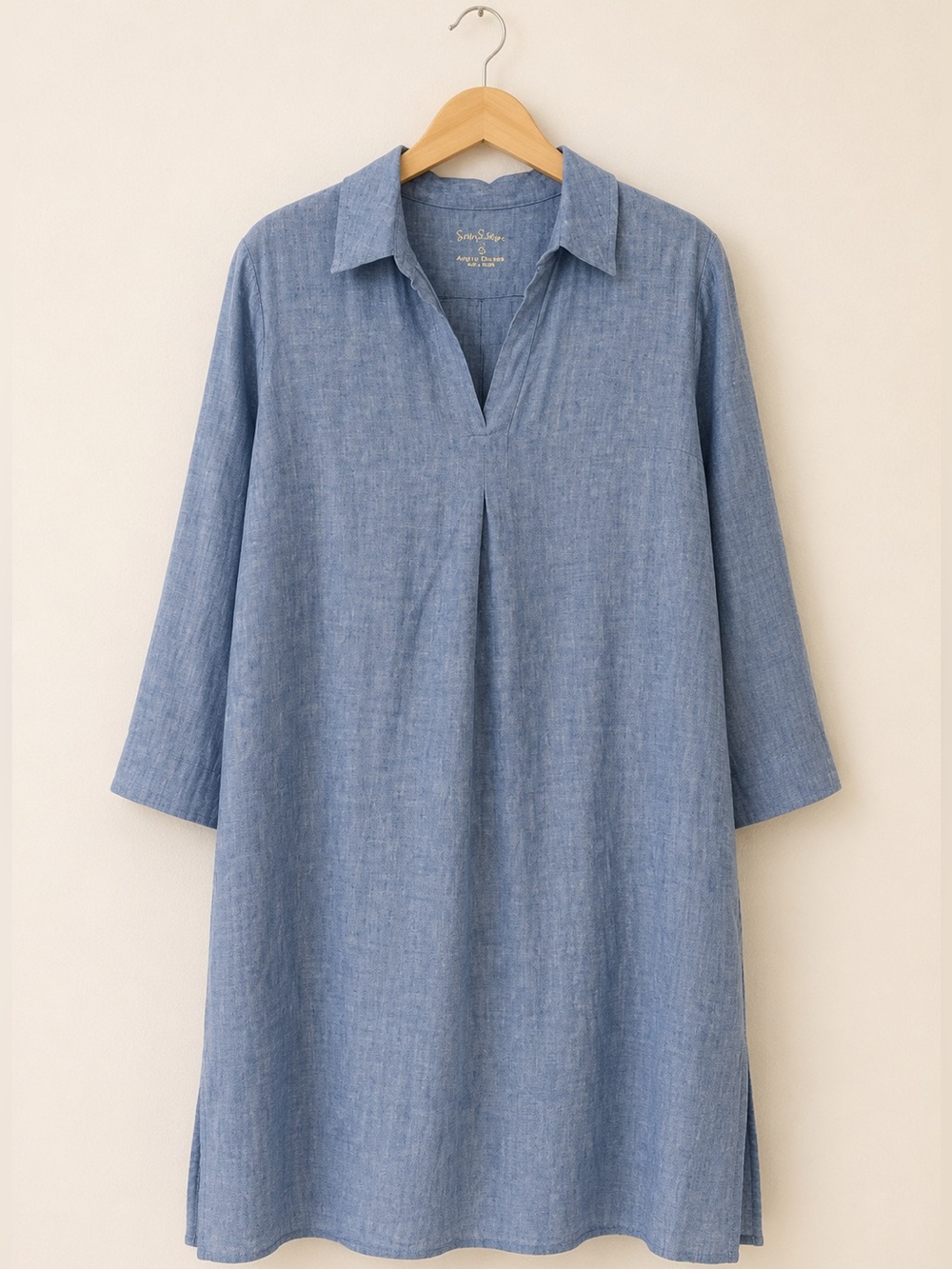 Lilly Pulitzer Blue Linen Tunic Dress Size Small